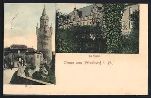 AK Friedberg i. H., Schloss, Burg