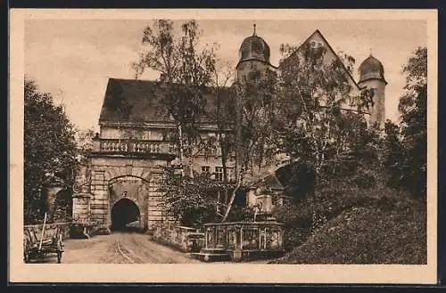 AK Schwarzburg, Eingang zum Schloss