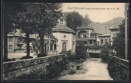 AK Bad Peterstal /Bad. Schwarzwald, Ortspartie