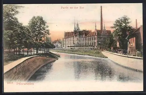 AK Pforzheim, Partie an der Enz