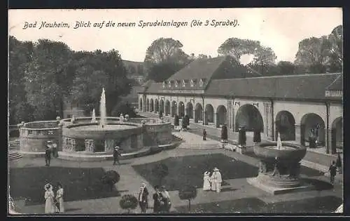AK Bad Nauheim, Neue Sprudelanlagen