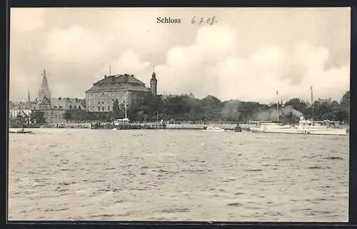 AK Kiel, Panorama mit Schloss