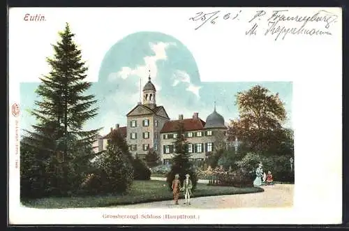 AK Eutin, Hauptfront des Grossherzogl. Schlosses