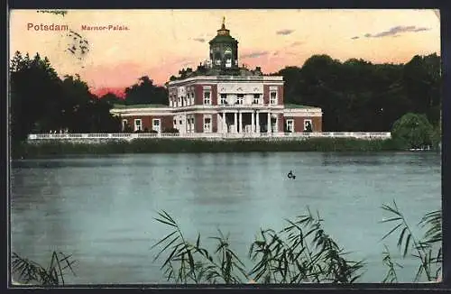 AK Potsdam, Blick auf das Marmorpalais