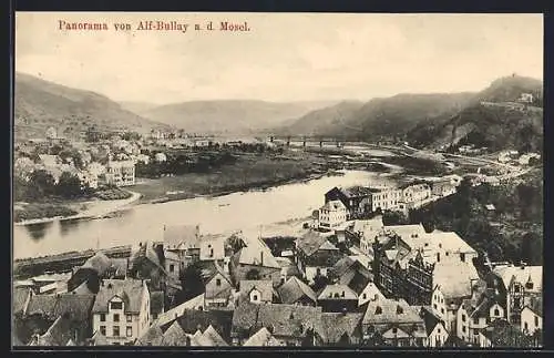 AK Alf-Bullay a. d. Mosel, Panorama