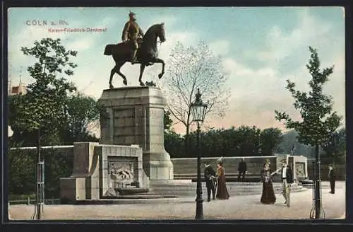 AK Köln a. Rh., Kaiser-Friedrich-Denkmal