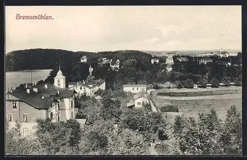 AK Gremsmühlen, Blick zum Ort