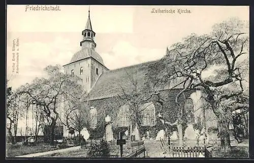 AK Friedrichstadt, Blick zur Lutherischen Kirche