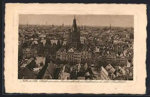 AK Köln a. Rh., Blick von der Martinskirche a. Rathaus u. d. östl. Stadtteil