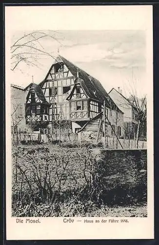 AK Kröv, Haus an der Fähre, Fachwerkhaus