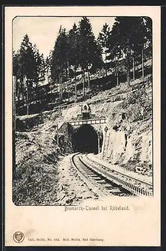 AK Rübeland, Eingang vom Bismarck-Tunnel