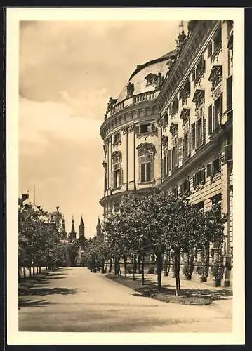 AK Würzburg, Residenz, Hofgarten