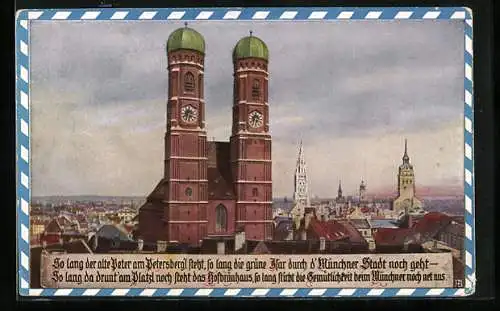 Künstler-AK Hans Boettcher: So lang der alte Peter am Petersberg`l steht...