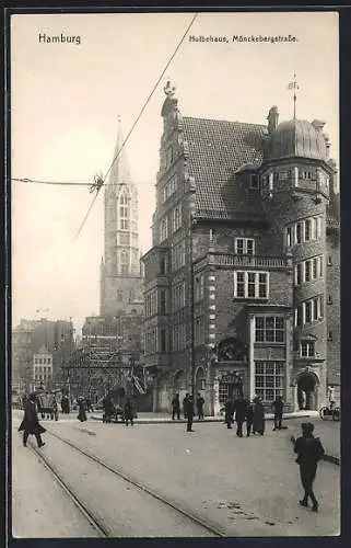 AK Hamburg, Hulbehaus an der Mönckebergstrasse