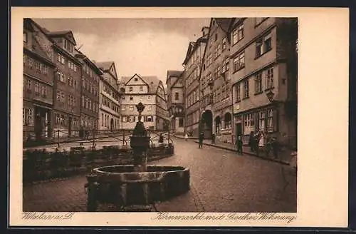 AK Wetzlar, Kornmarkt mit Goethes Wohnung