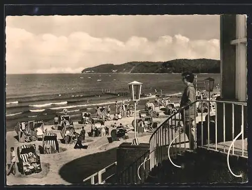 AK Binz /Rügen, Blick zum Strand