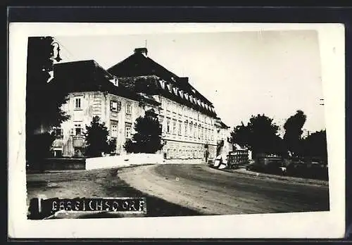 AK Erbreichsdorf, Strassenpartie an der Brücke