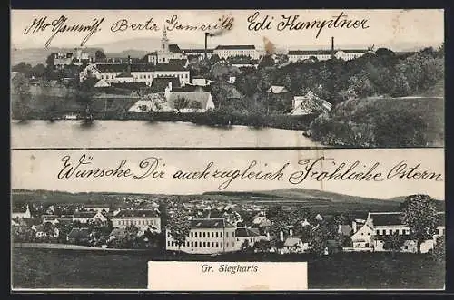 AK Gross Siegharts, Ortsansichten