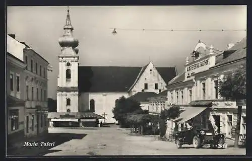 AK Maria Taferl, Gasthof K. Feiertag an der Kirche