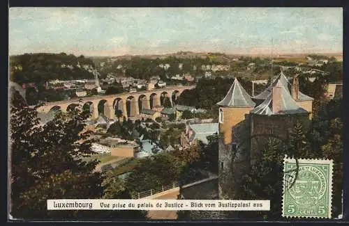 AK Luxembourg, Vue prise du palais de Justice