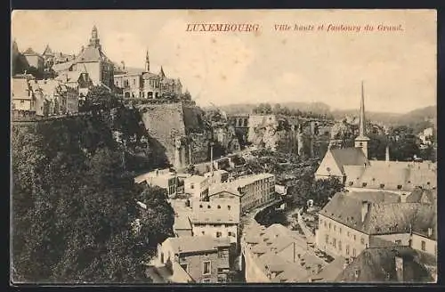 AK Luxembourg, Ville haute et faubourg du Grund