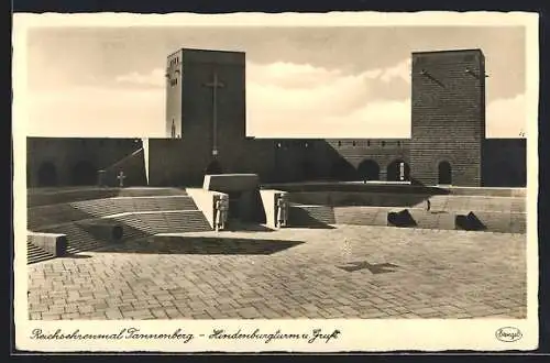 AK Tannenberg, Reichsehrenmal, Hindenburgturm und Gruft