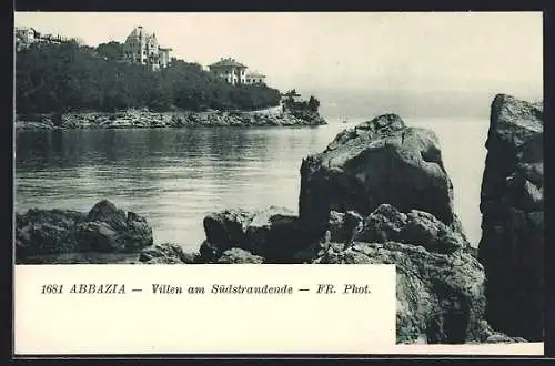 AK Abbazia, Villen am Südstrandende