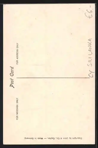 AK Kandy /Ceylon, Entrance to Temple of the Sacred Tooth