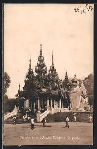 AK Ragun, Shive Dagon Pagoda, Entrance