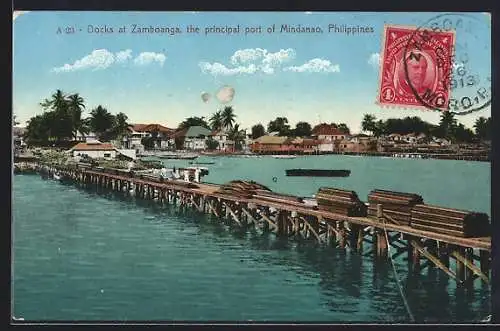 AK Zamboanga, Mindanao, Docks at Zamboanga, the principal port of Mindanao
