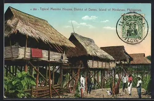 AK Davao /Mindanao, Typical Manobo Houses