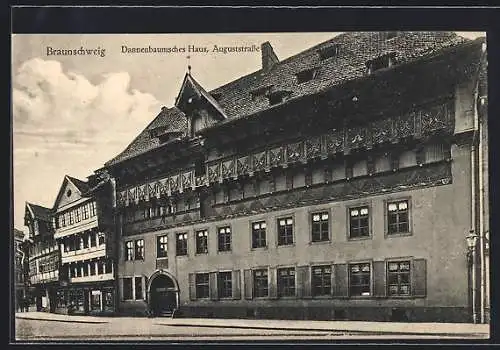 AK Braunschweig, Dannenbaumsches Haus, Auguststrasse
