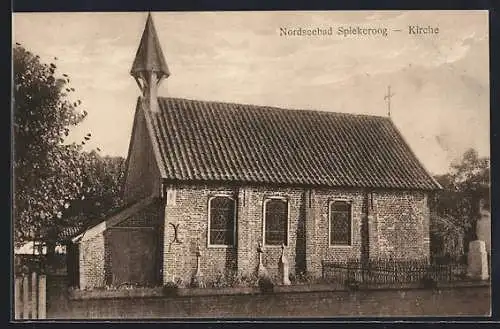 AK Spiekeroog, Kirche mit Friedhof