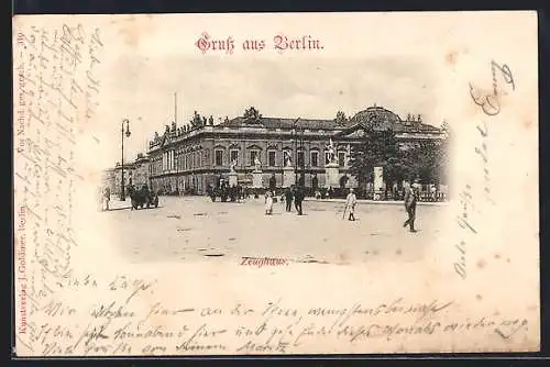 AK Berlin, Strassenpartie am Zeughaus