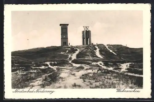 AK Norderney, Wahrzeichen und Dünen