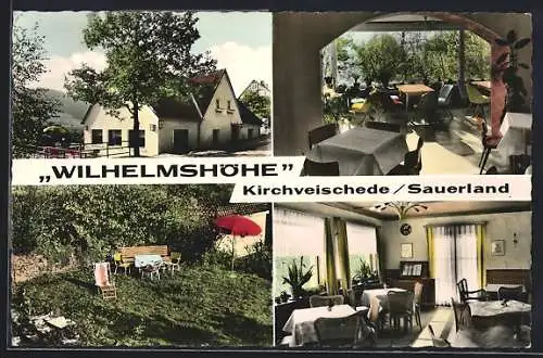 AK Kirchveischede /Sauerland, Gasthaus Wilhelmshöhe, Bes. E. Quast