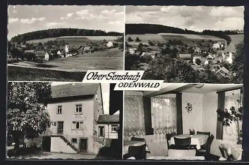 AK Ober-Sensbach /Odenwald, Gasthaus zum Sensbachtal, Bes. Menges