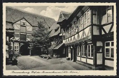 AK Braunschweig, Hof des Mummenhauses, Alte Münze
