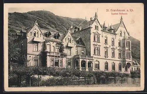 AK St. Goarshausen, Blick auf das Kurhotel Hofmann