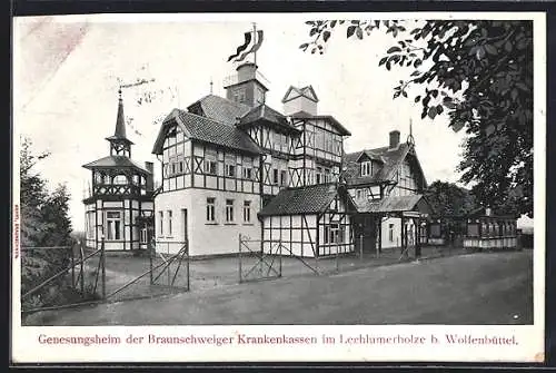 AK Wolfenbüttel, Genesungsheim der Braunschweigischen Krankenkassen im Lechelnholz