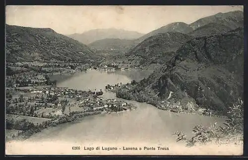 AK Lavena /Lago di Lugano, Levena e Ponte Tresa