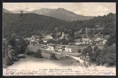 AK Saint-Cergue, Saint-Cergue et la Dole