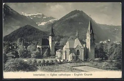 AK Interlaken, Katholische Kirche - Eglise catholique - English Church