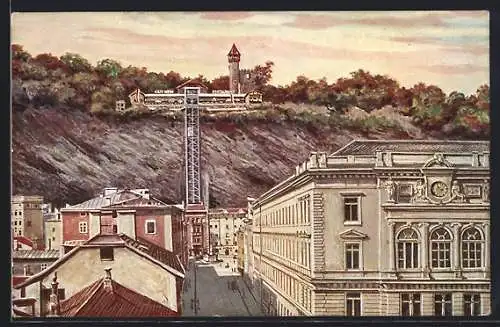 AK Salzburg, Restaurant Elektrischer Aufzug