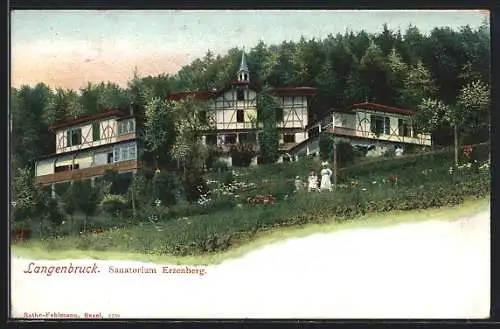 AK Langenbruck, Sanatorium Erzenberg