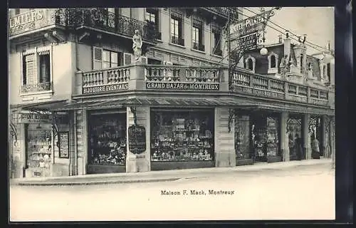 AK Montreux, Grand Bazar Maison F. Mack