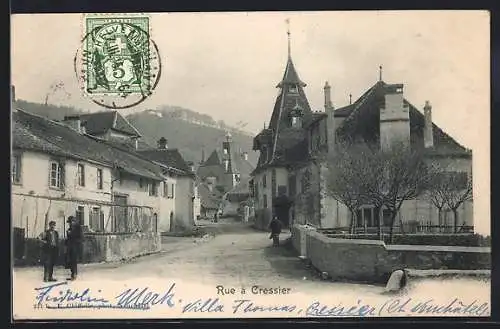 AK Cressier, Une Rue
