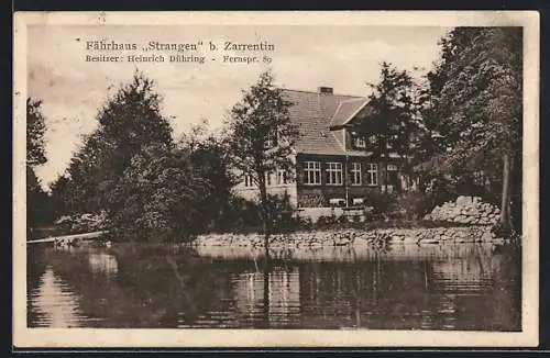 AK Zarrentin, Gasthaus Fährhaus Strangen