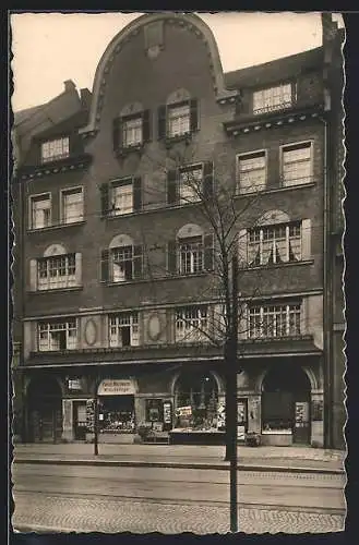 Foto-AK München-Schwabing, Feinkost Xaver Streil, Tengstrasse 28