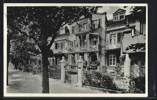 AK Bad Elster i. Sa., Hotel Haus Barbarossa, Bes. Julius Förster